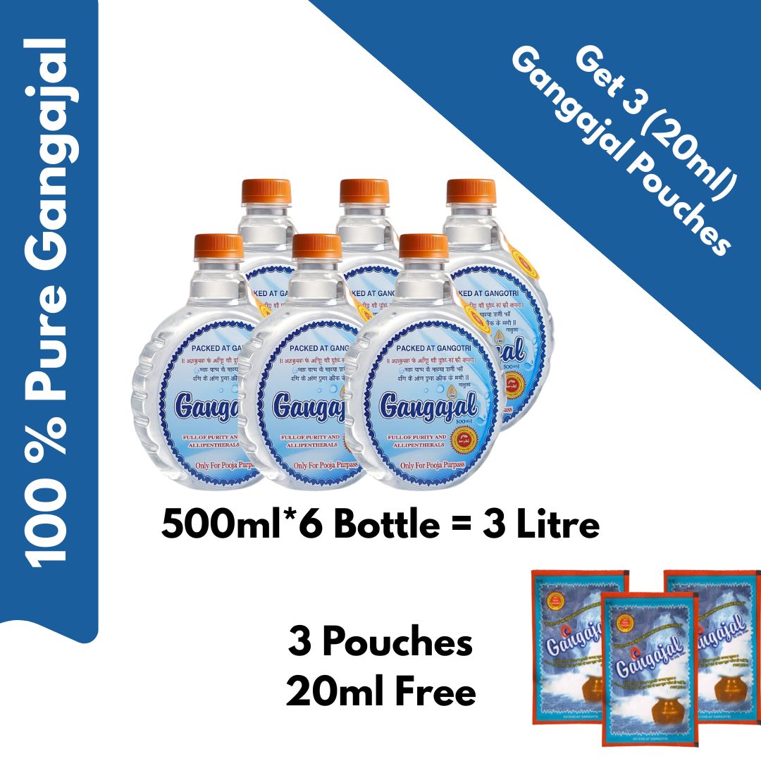 500ml Gangajal bottles