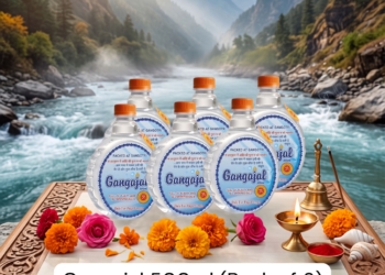 Pure Gangajal – Packed at Gangotri Valley (For Puja Purpose) – Pack of 6 Bottles of 500ml
