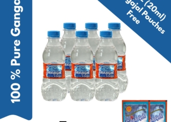 Pack of 6 Bottles containing 250 ML Gangajal in one bottle ( 250 ML * 6 Bottles = 1 Box)