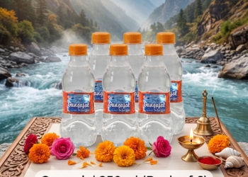 Pure Gangajal – Packed at Gangotri Valley (For Puja Purpose) – Pack of 6 Bottles of 250ml