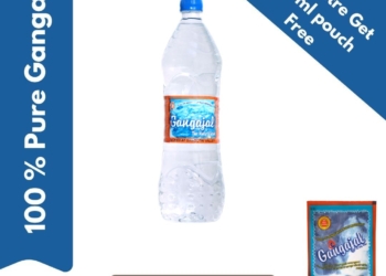 Pure Gangajal The Holy Water – Packed at Gangotri Valley – Only for Puja Purpose – 1 Litre Bottle